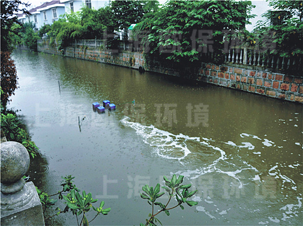 超静音造流曝气机在松江九亭中心村河道治理中的成功应用