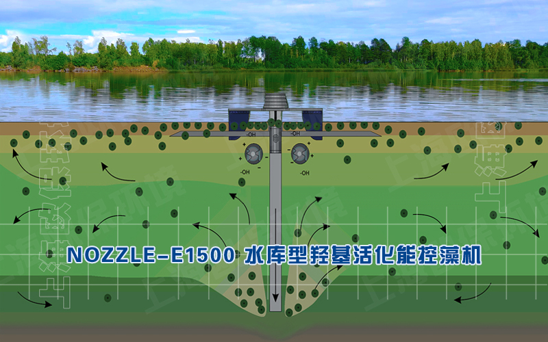 NOZZLE-E1500水库型羟基活化能控藻机